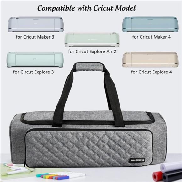 IMAGINING Carrying Case Bag for Cricut Maker 4, Maker 3, Explore 4, Explore 3 - Picture 5 of 7